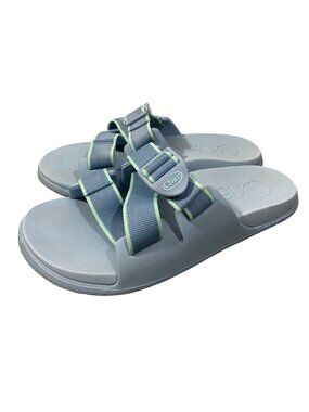 Chaco Womens Chillos Slide Sandals Size 7 Light blue mint outdoor active casual